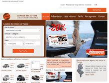 Tablet Screenshot of garage-selection.com